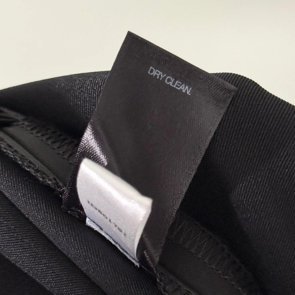 NWT White House Black‎ Market Satin Slim Leg Trouser Pants Black Women’s Size 10 - Picture 12 of 12